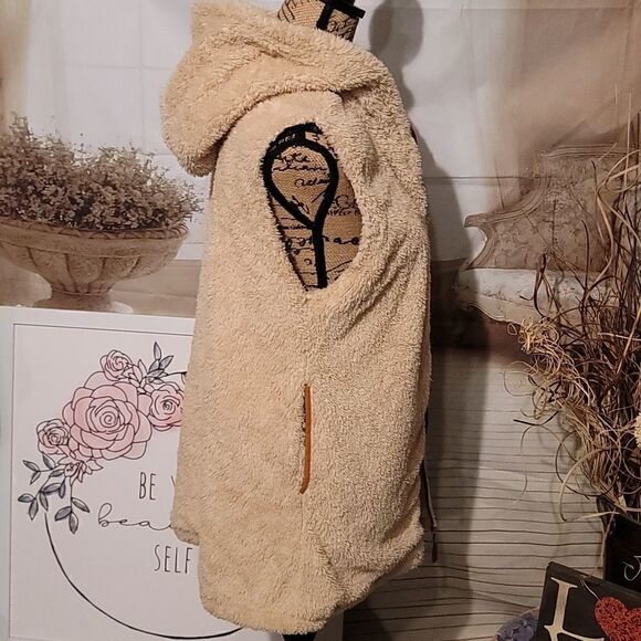 Southern Bliss Sherpa Style Jacket Vest Size S - Picture 4 of 8